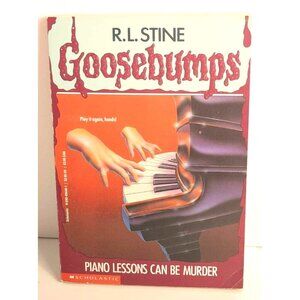 R.L. Stine Goosebumps Book "Piano Lessons Can Be Murder" #13 Paperback Book